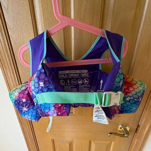 🤍Speedo🤍Children's swim vest , girs size 5-7 age - Picture 2 of 13